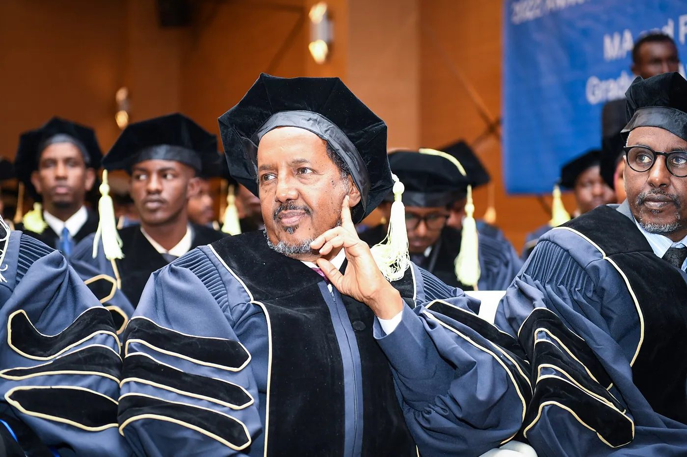 Photo: Atmis Somalia · CC0 Graduating students celebrating at a university commencement